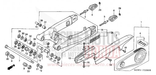 BRAS OSCILLANT CBR600F1 de 2001